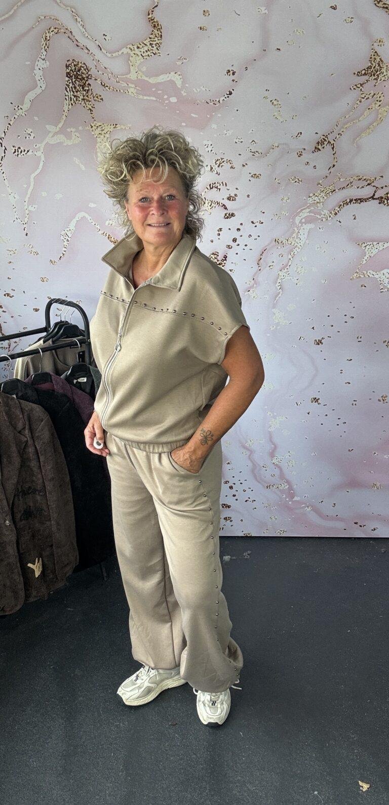 2 delige set Demi taupe
