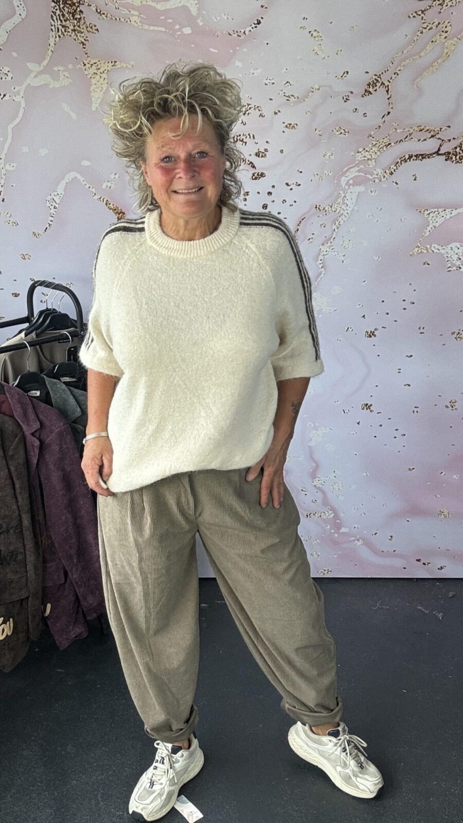 Broek Ripp taupe