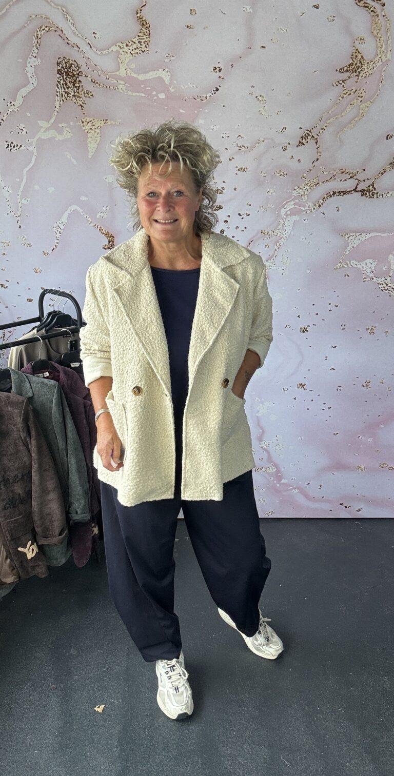 blazer Teddy offwhite