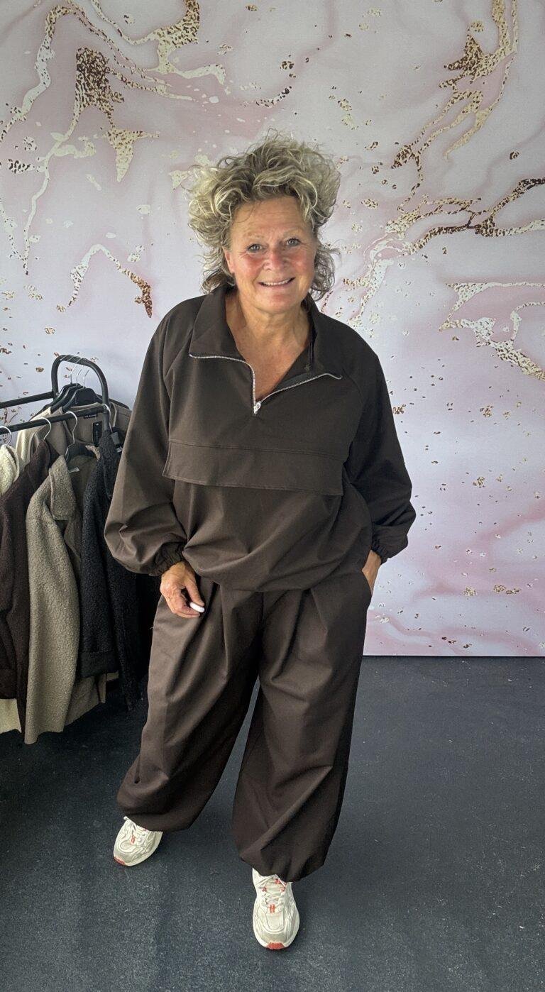 2 delige set Luxe bruin