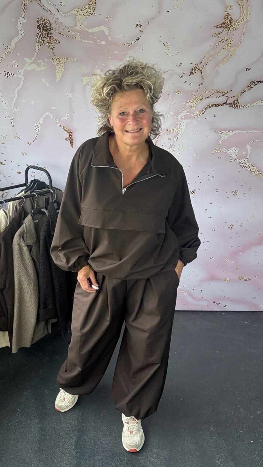 2 delige set Luxe bruin