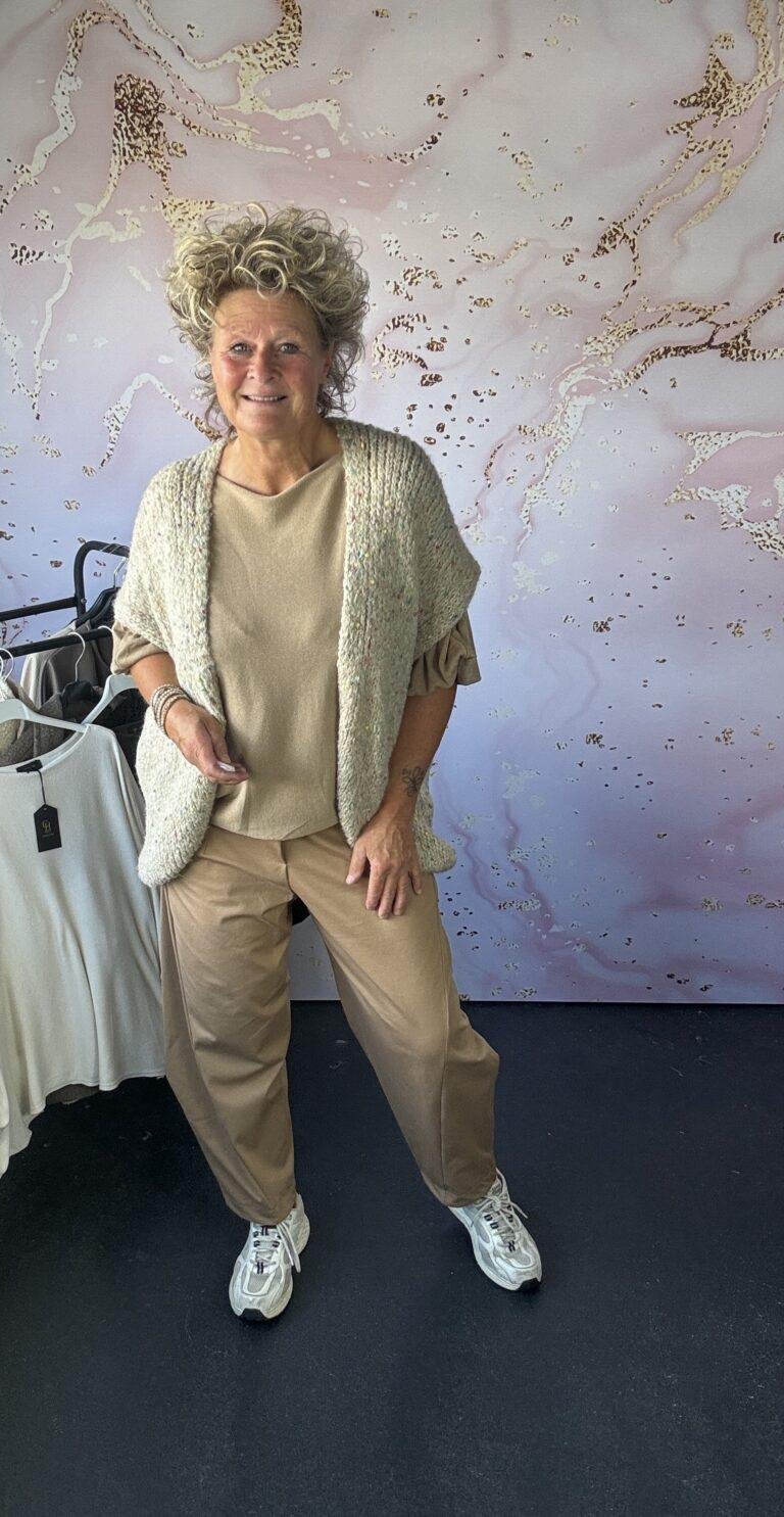 Vest Mel beige
