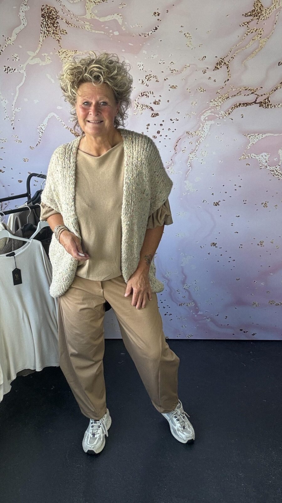 Vest Mel beige