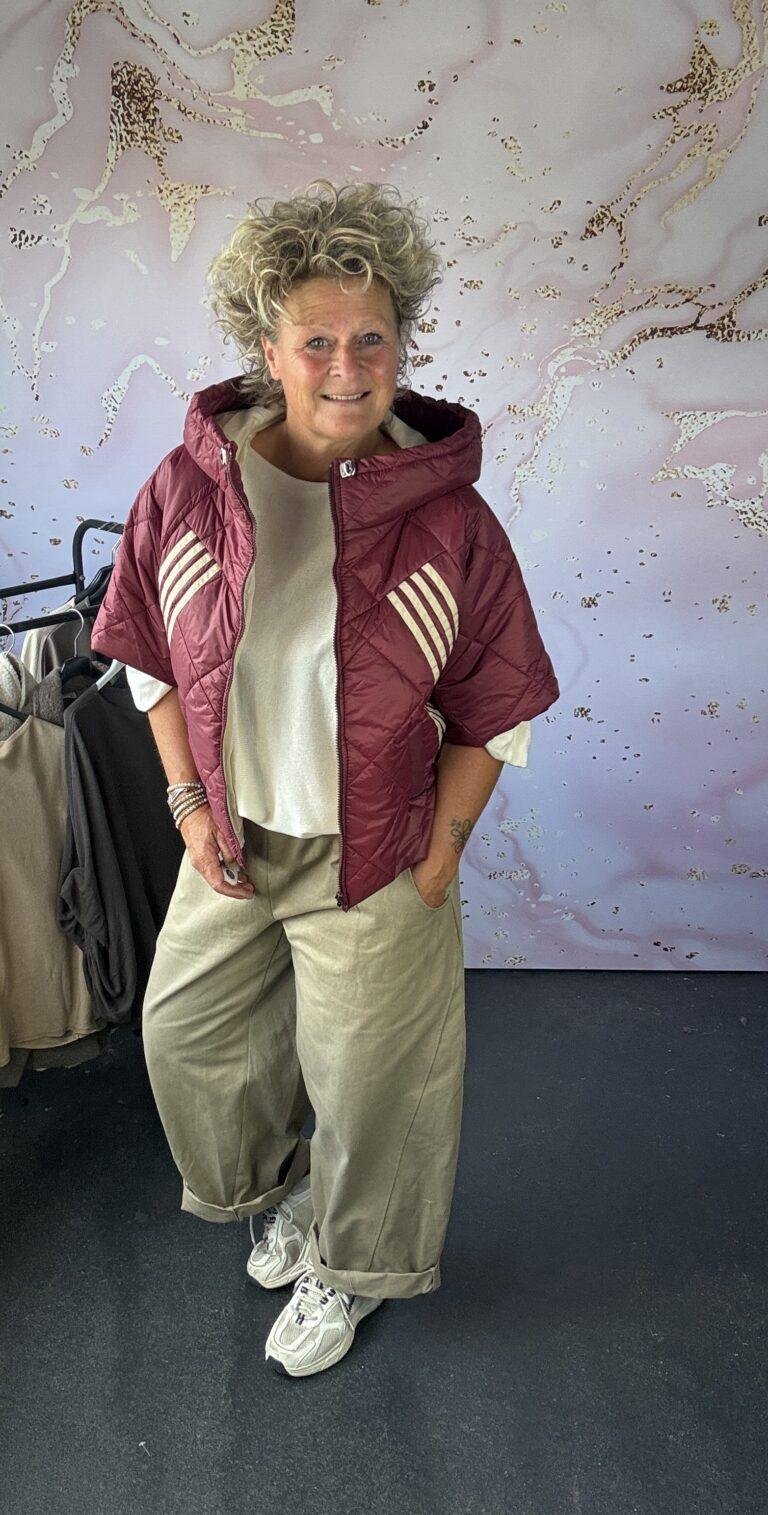 Bodywarmer Gwen burgundy