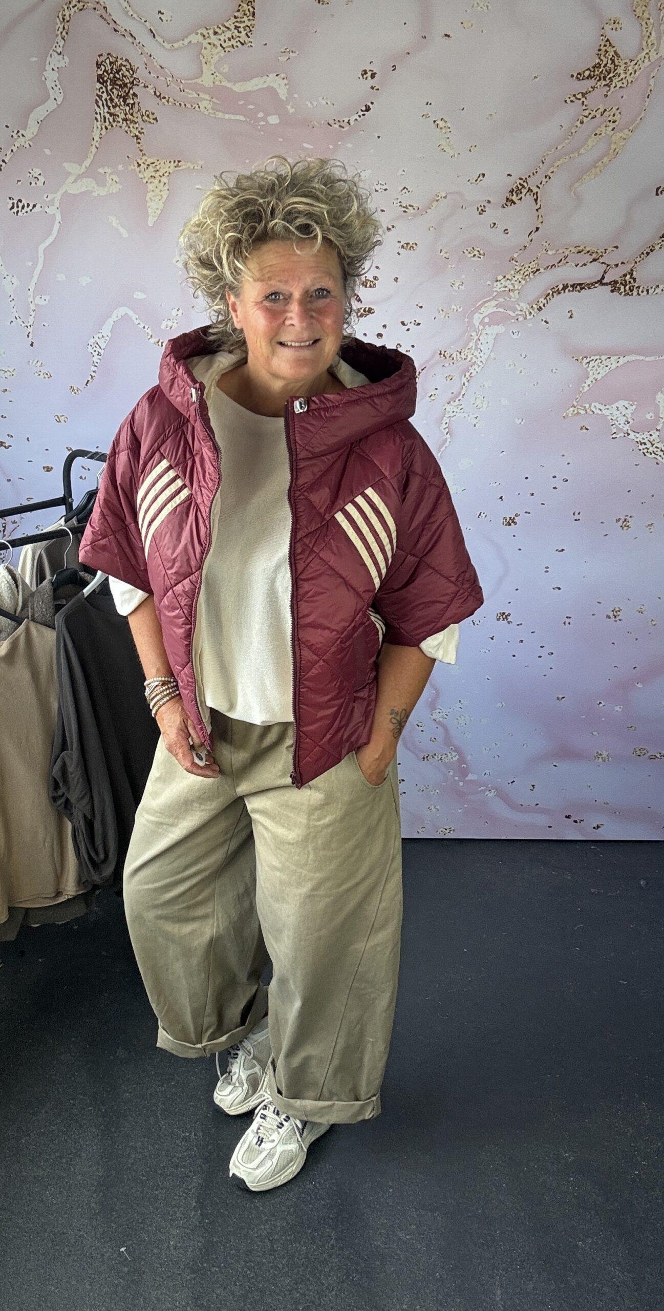 Bodywarmer Gwen burgundy
