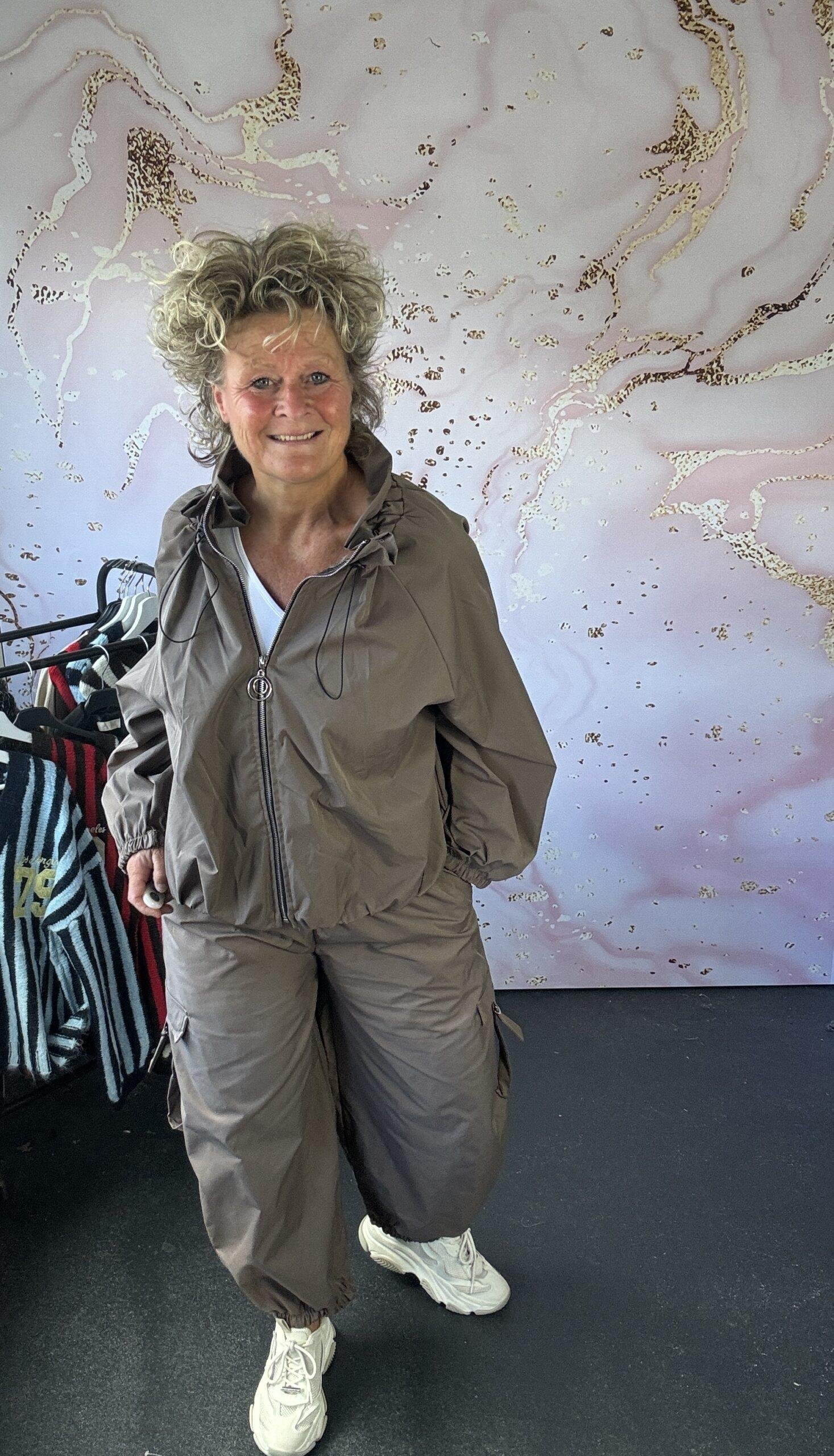 broek Loulou taupe - Afbeelding 2