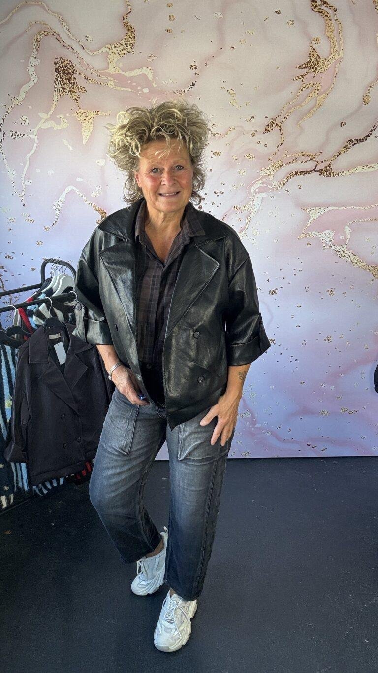 Blazer Leather zwart