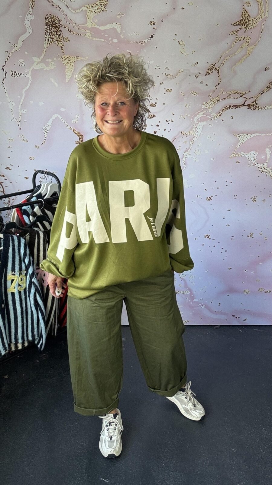 sweater Paris lime