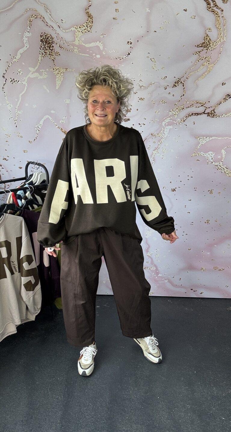 sweater Paris bruin