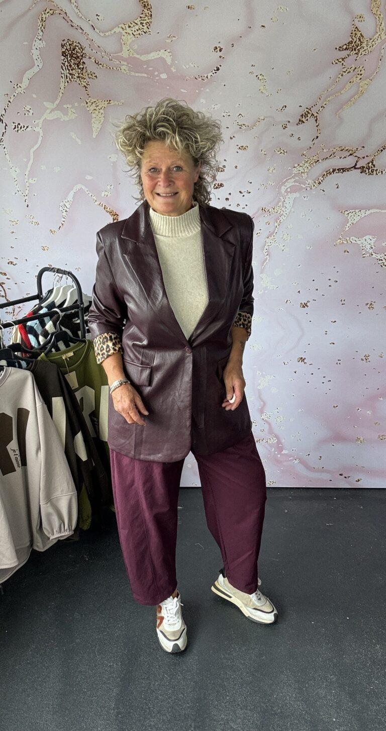 Blazer Leather Lan purple