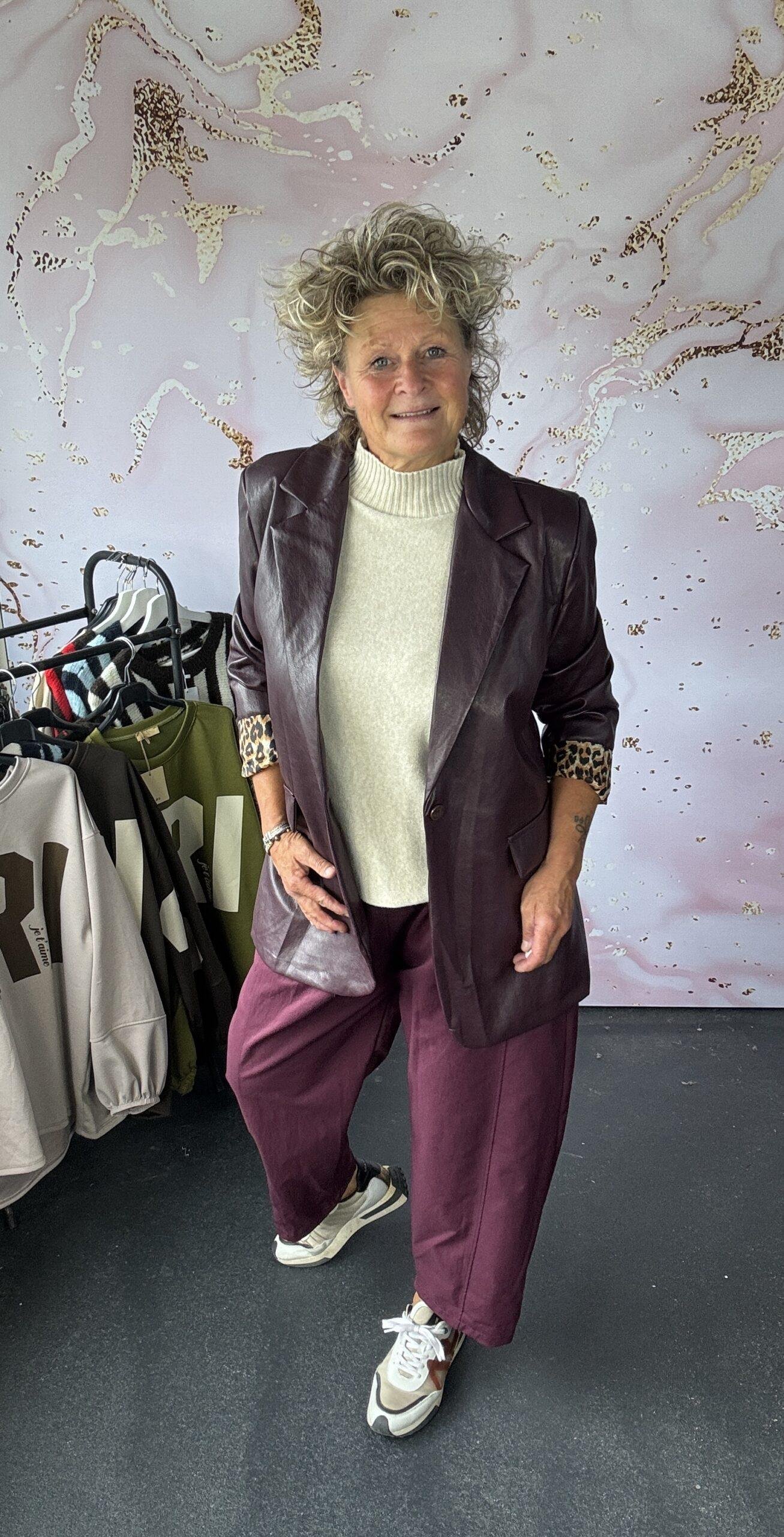 Blazer Leather Lan purple - Afbeelding 2