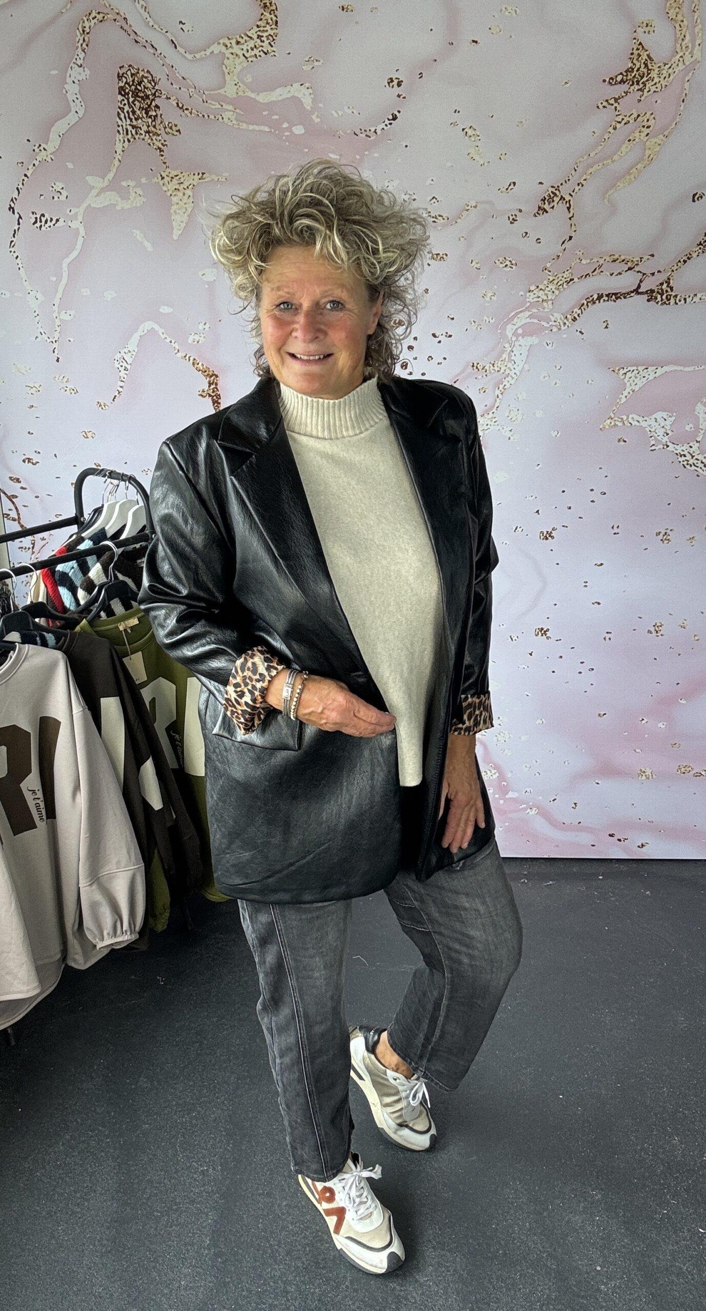 Blazer Leather Lan zwart - Afbeelding 2