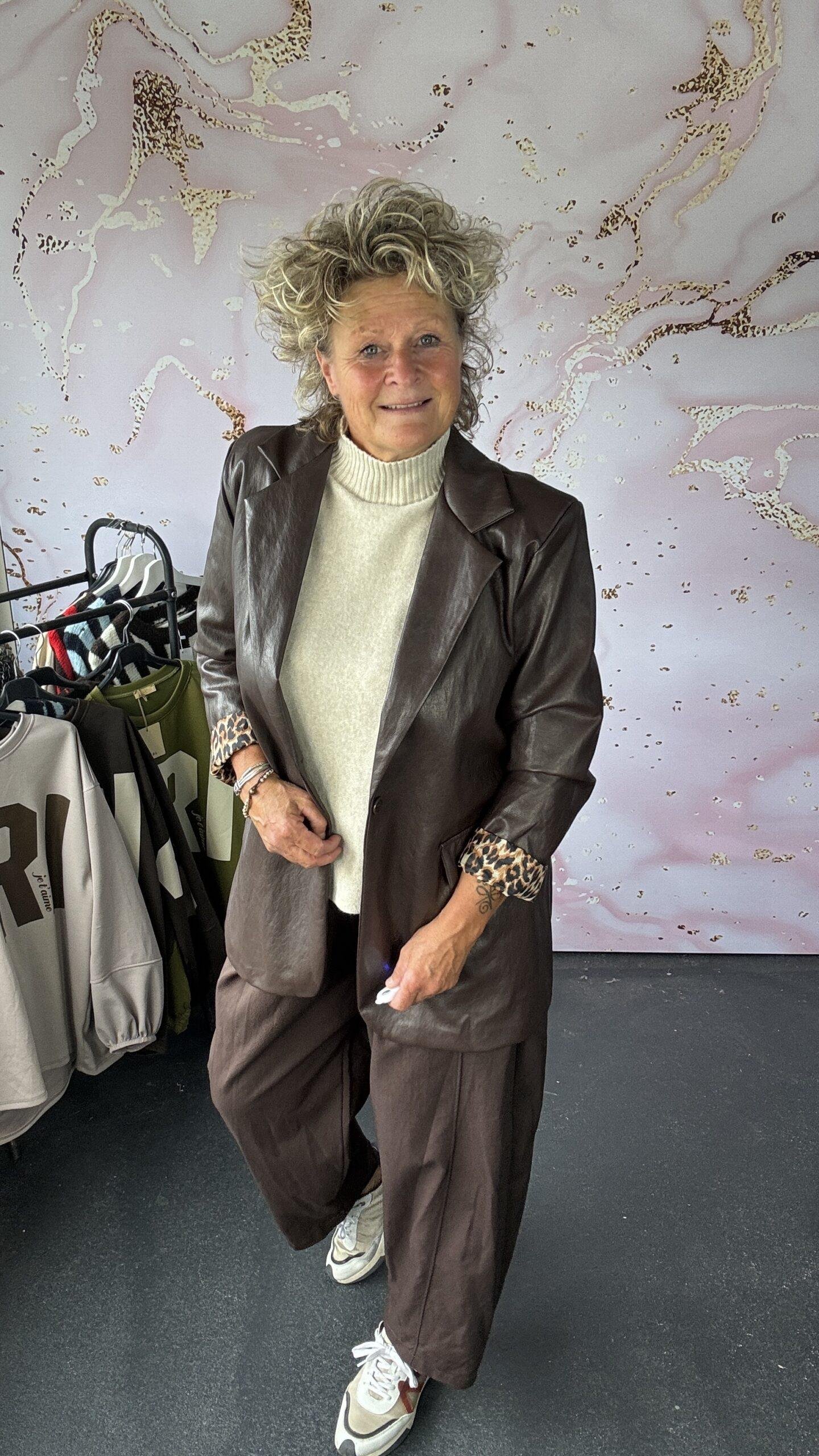 Blazer Leather Lan bruin - Afbeelding 2