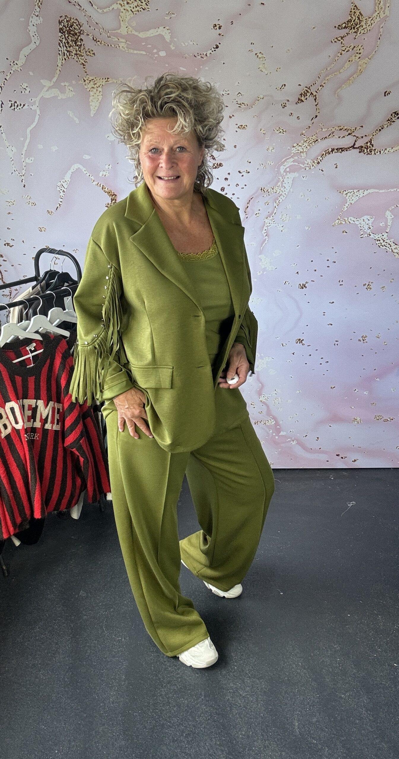 2 delige set Dolly lime