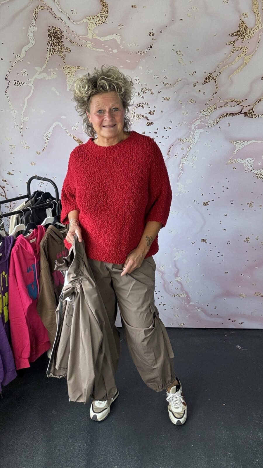 broek Loulou taupe
