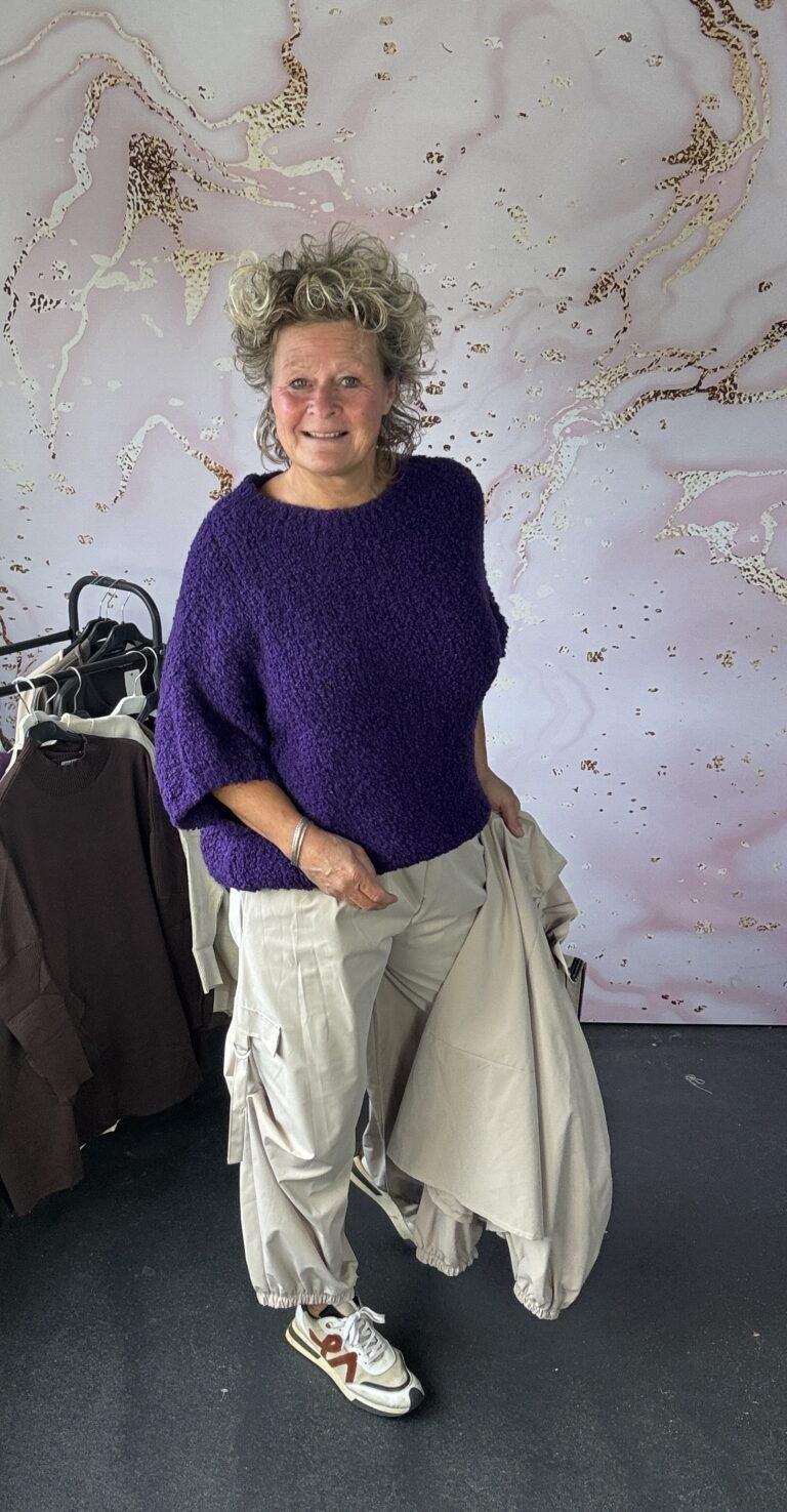 trui joy boucle purple