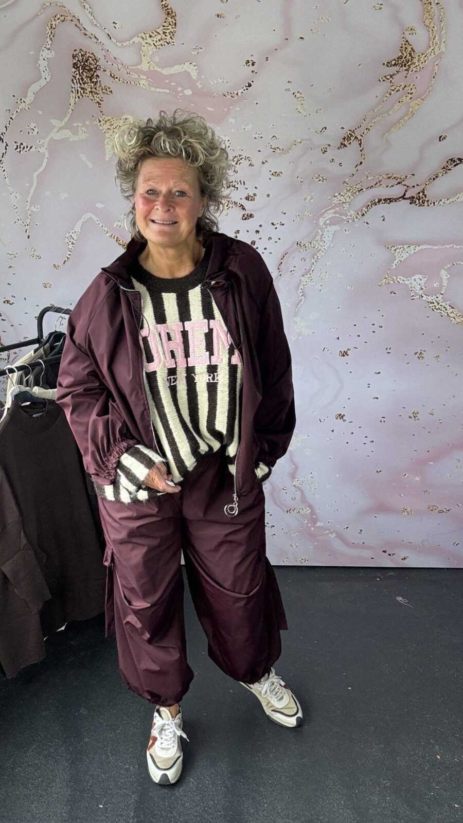 Broek Loulou purple