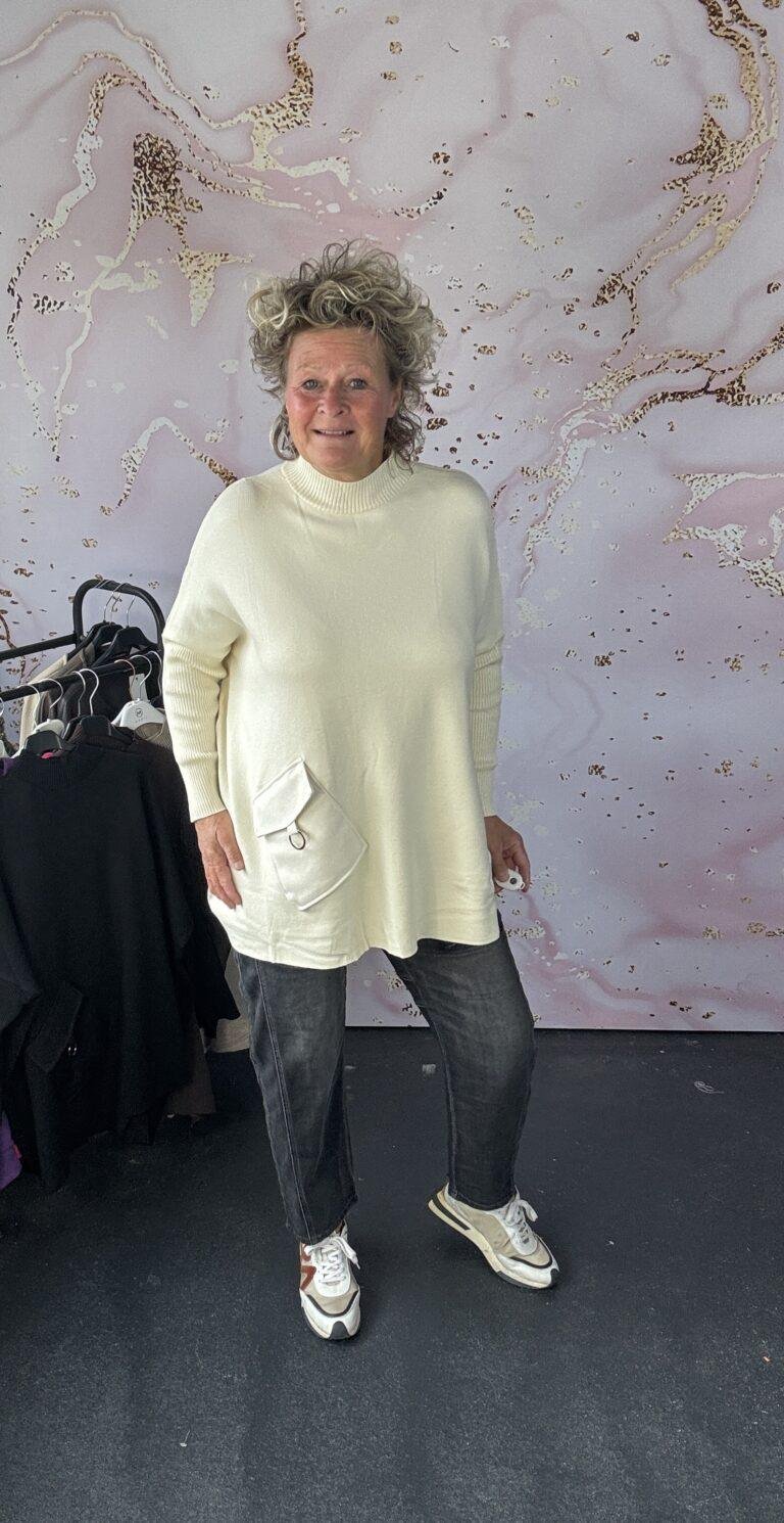 trui Zack offwhite