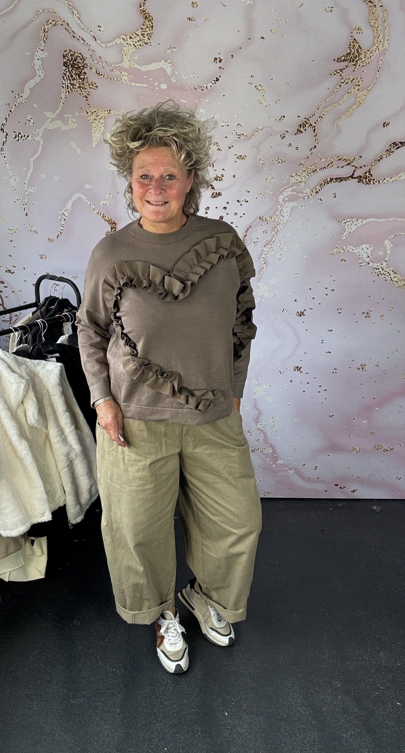 trui Circle taupe - Afbeelding 2