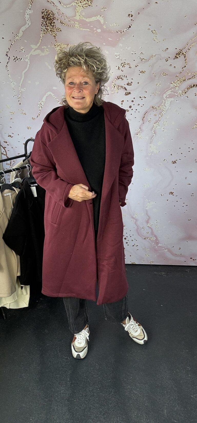 jas/ vest jogg burgundy
