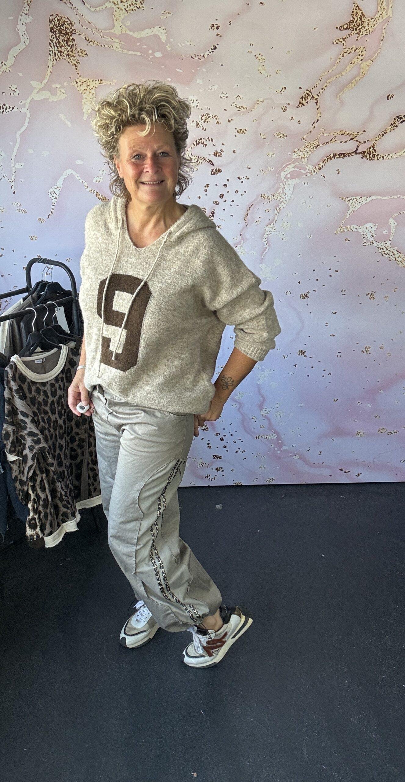 Broek Lanny taupe