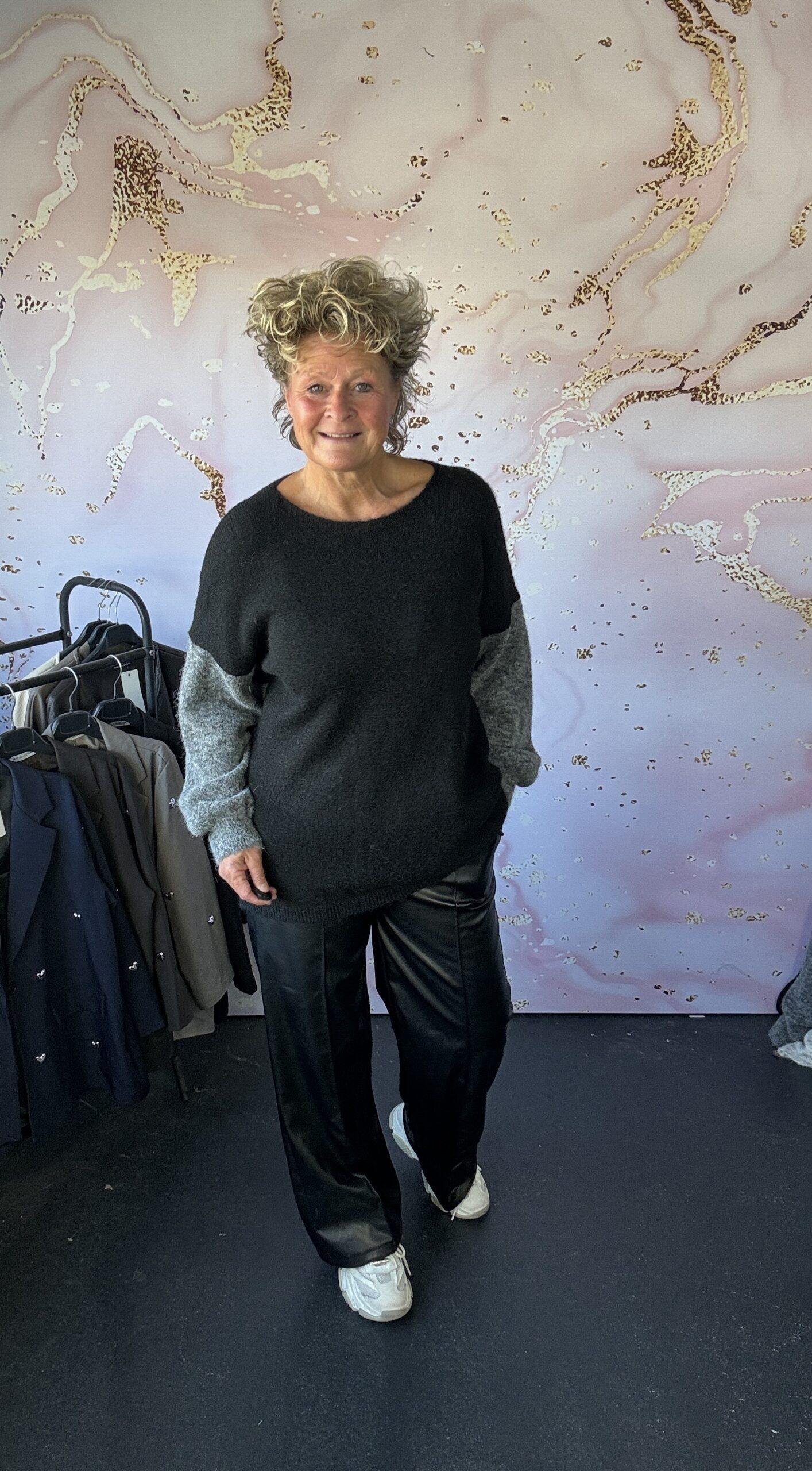 Broek Mena Leather zwart - Afbeelding 2