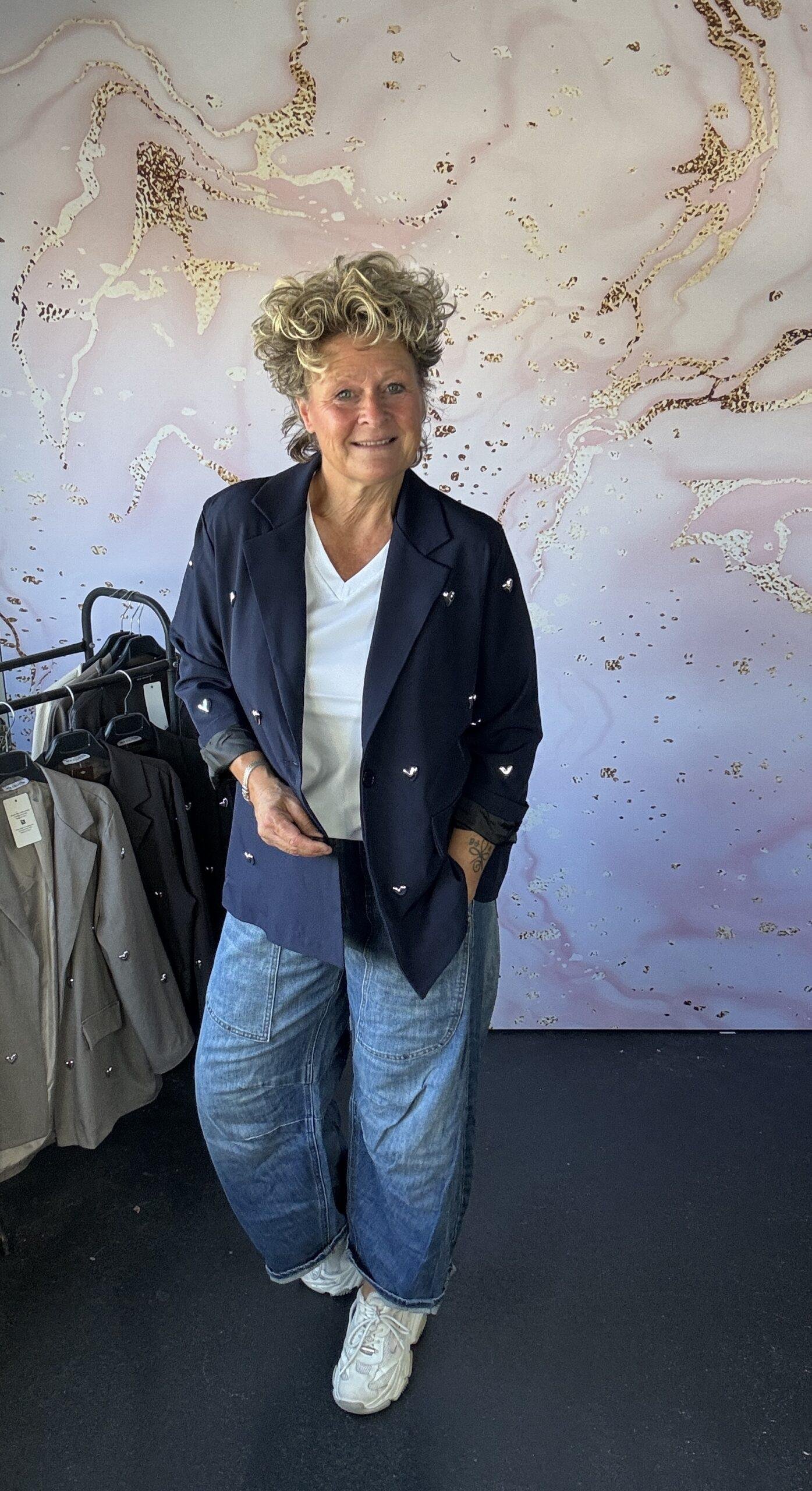 Blazer LOVE navy - Afbeelding 2