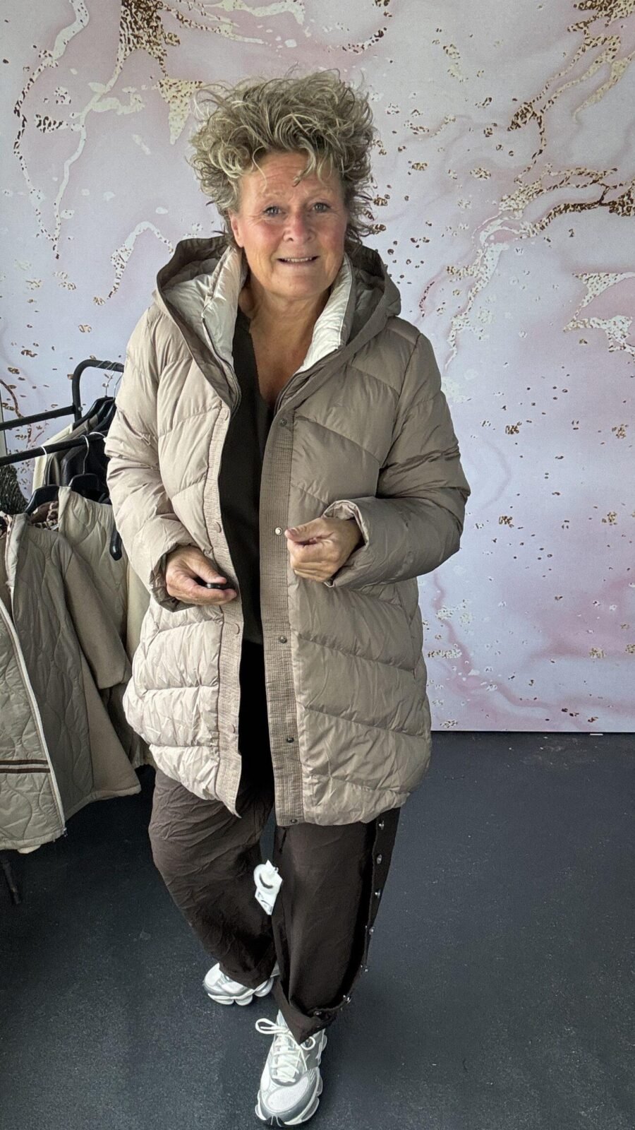 Jas Nienke taupe