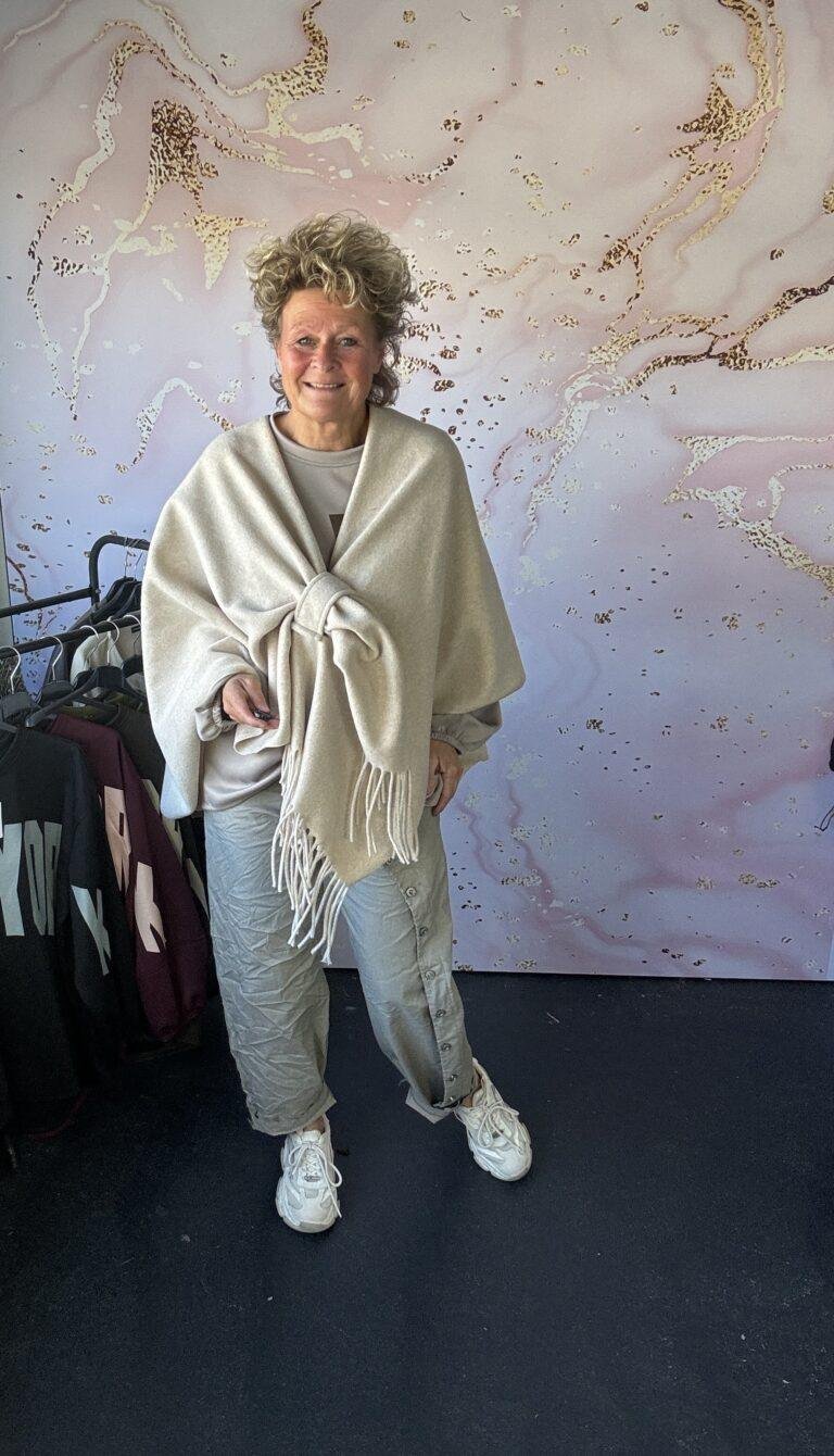 omslagdoek beige