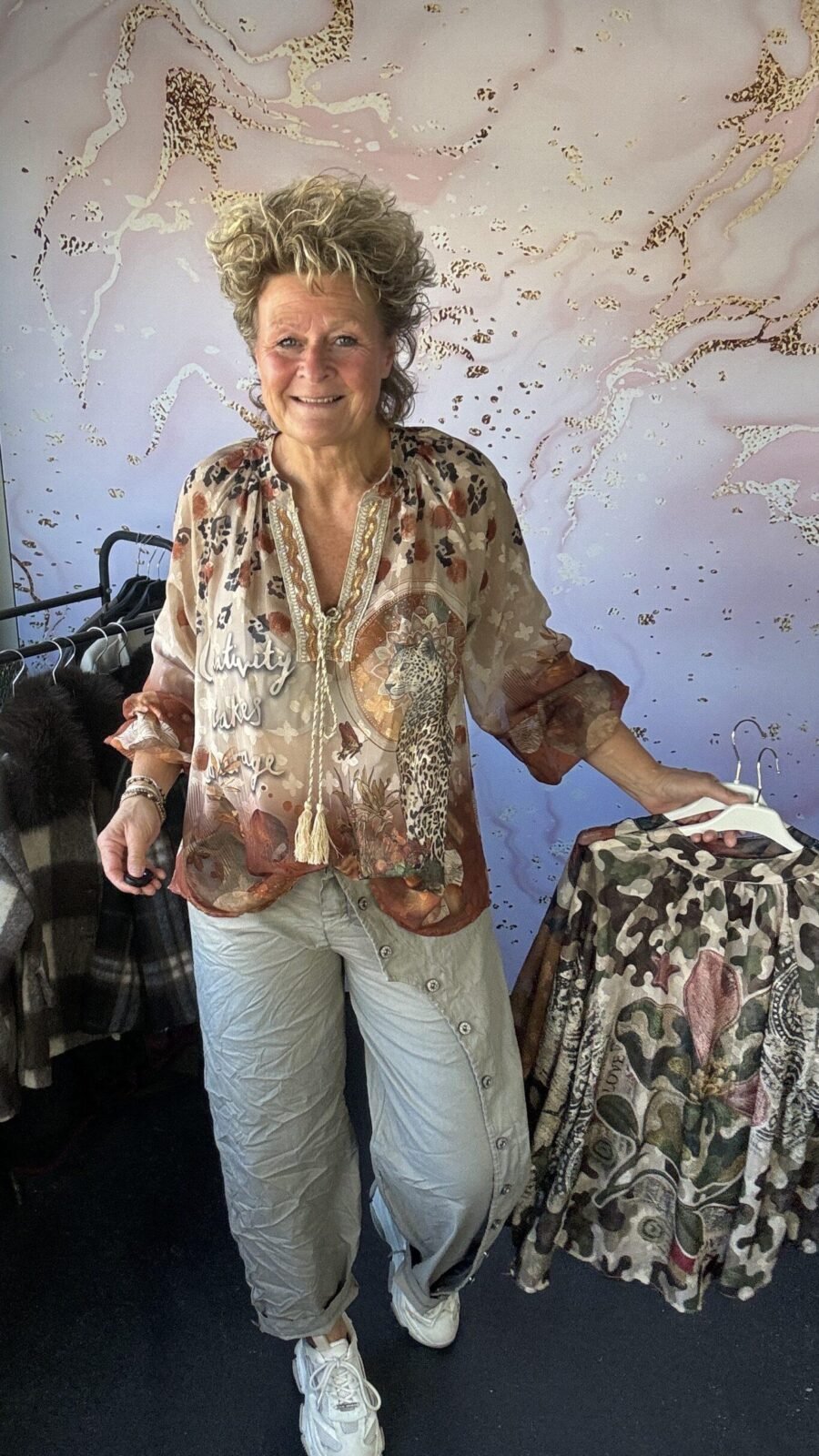 blouse Print panter