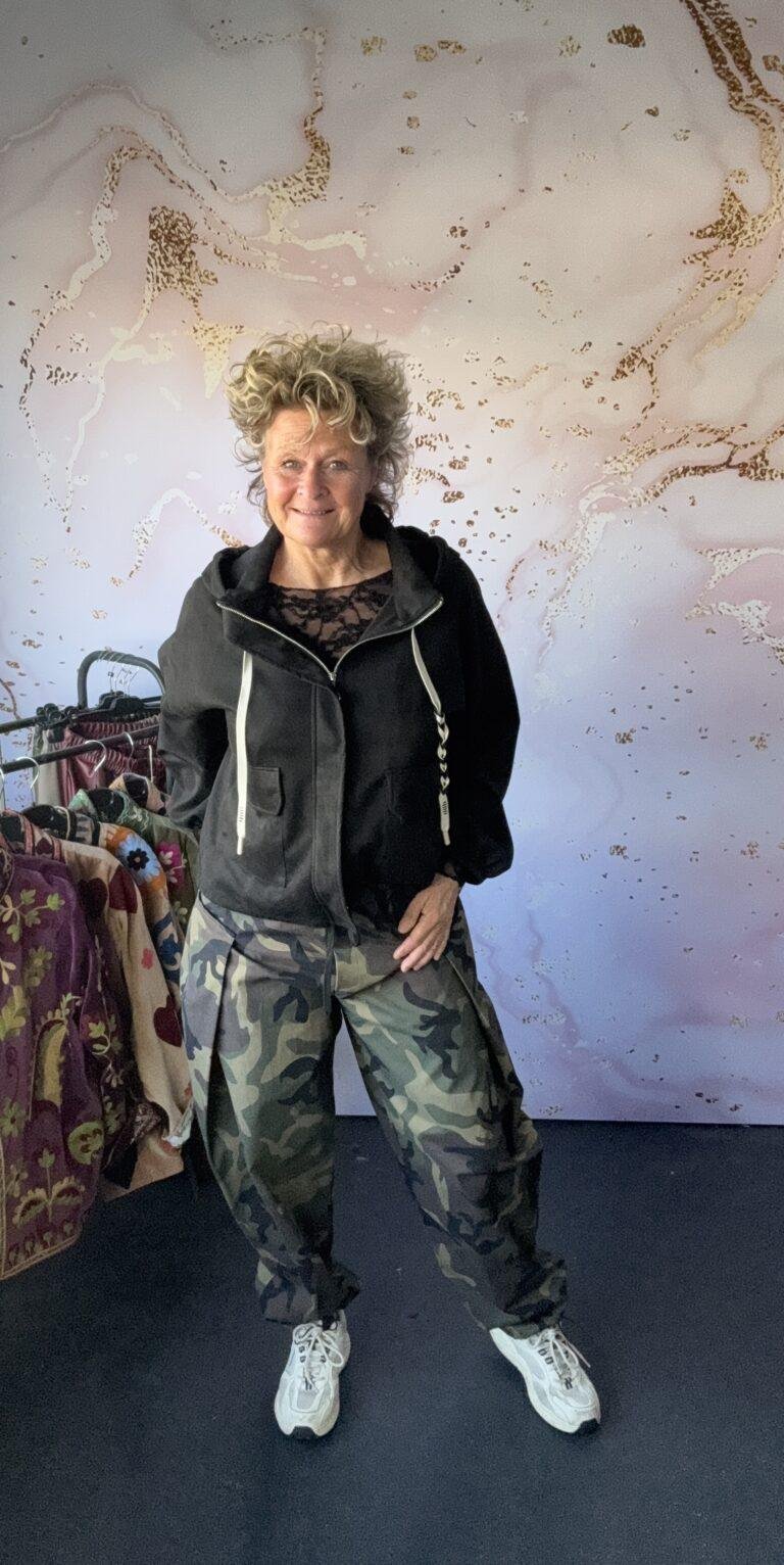 Hoody jasje Sue zwart