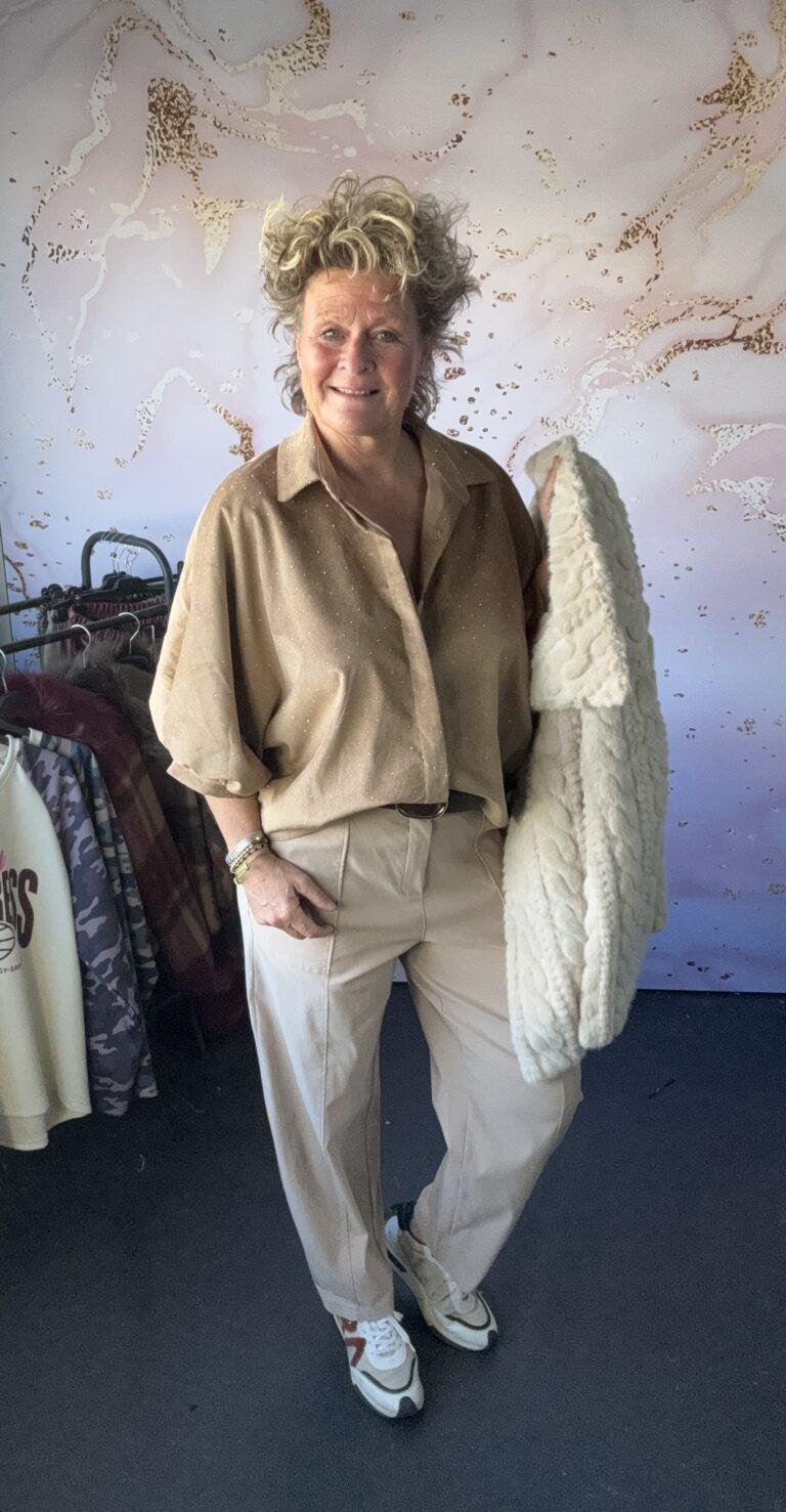 Blouse Bling Camel