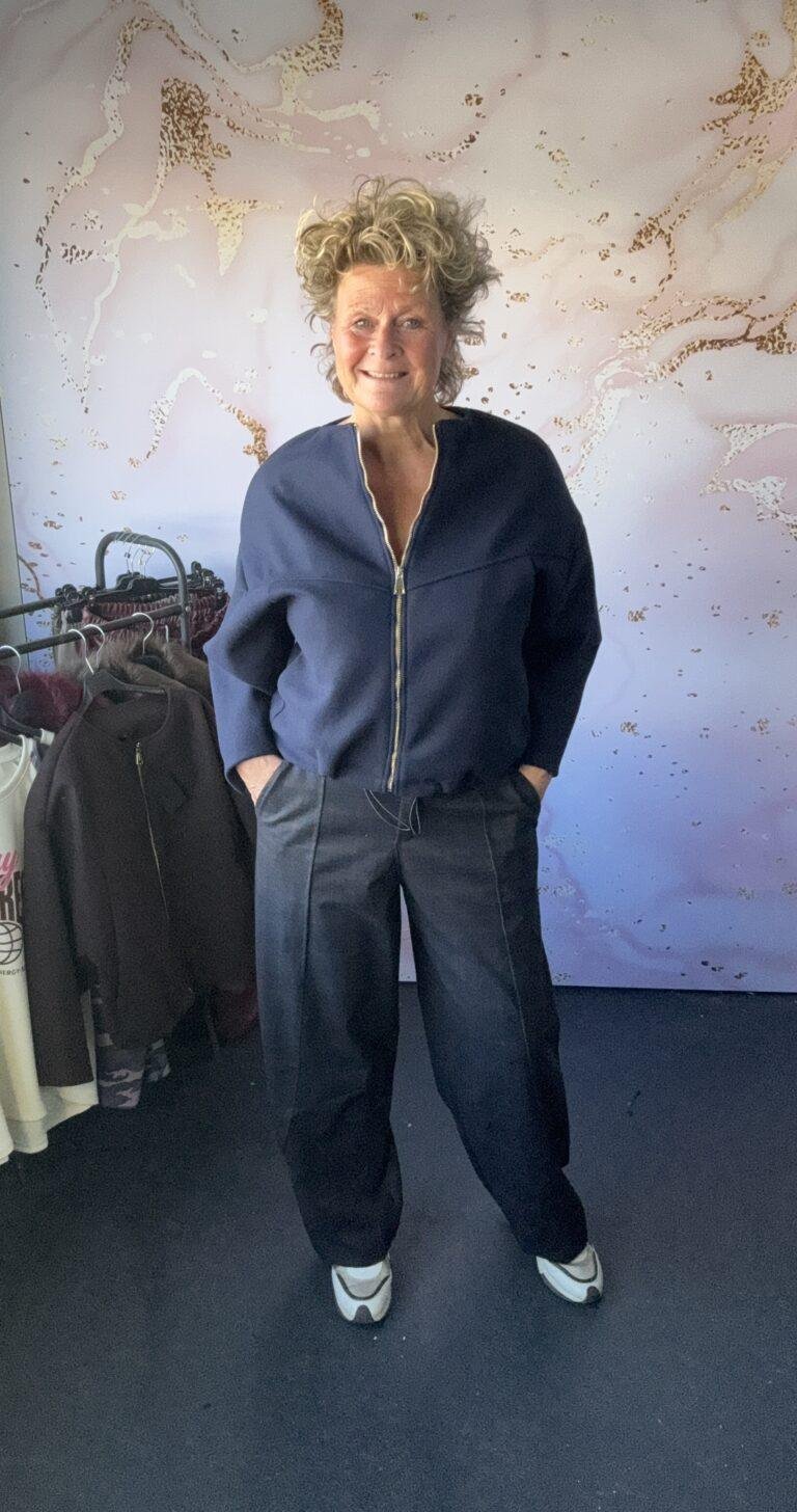 Broek Bella navy