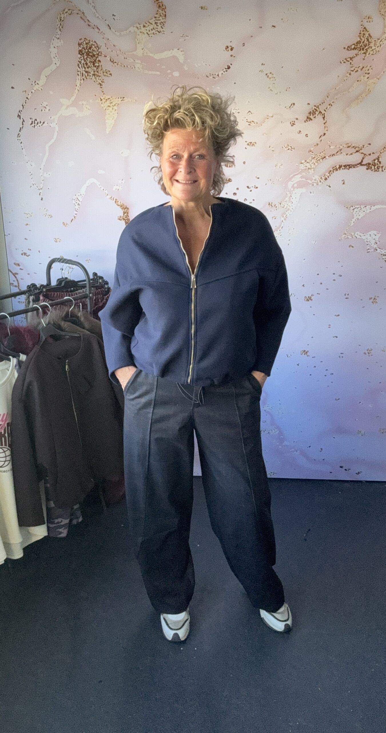 Broek Bella navy
