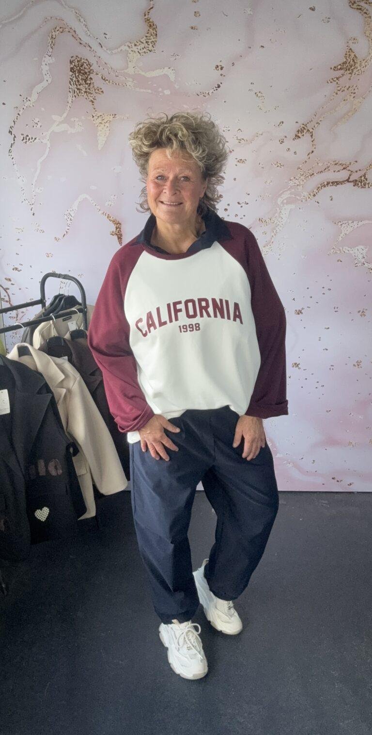 sweater California Burgundy
