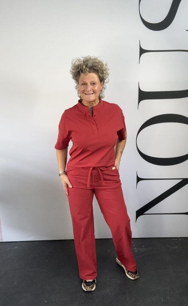 NOUS Travel Top N222 Rhythmic Red