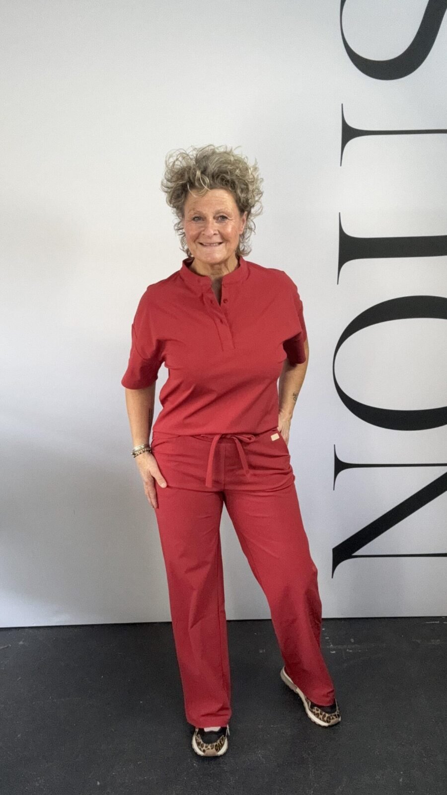 NOUS Travel Top N222 Rhythmic Red
