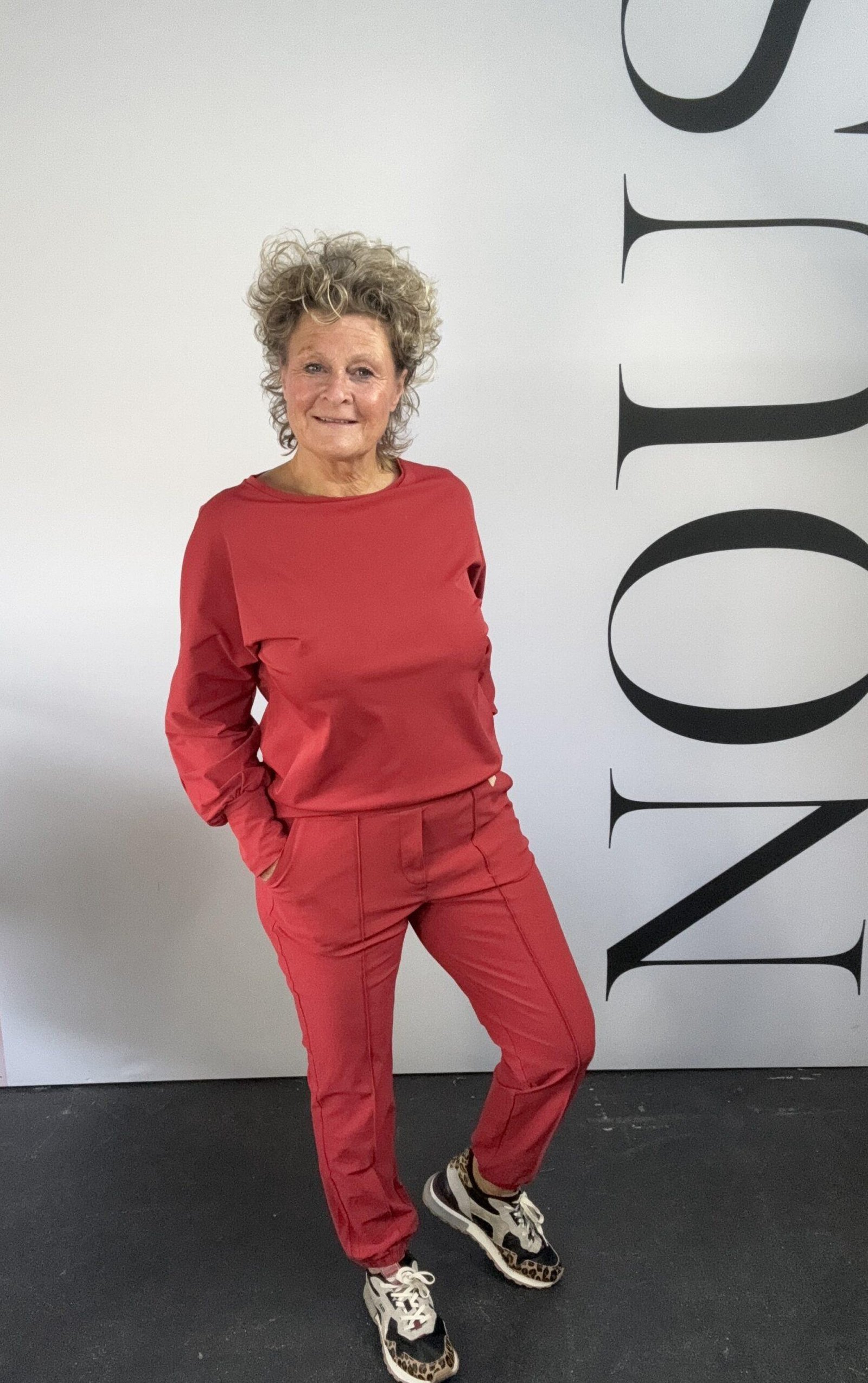 NOUS Travel Broek N227 Rythmic Red