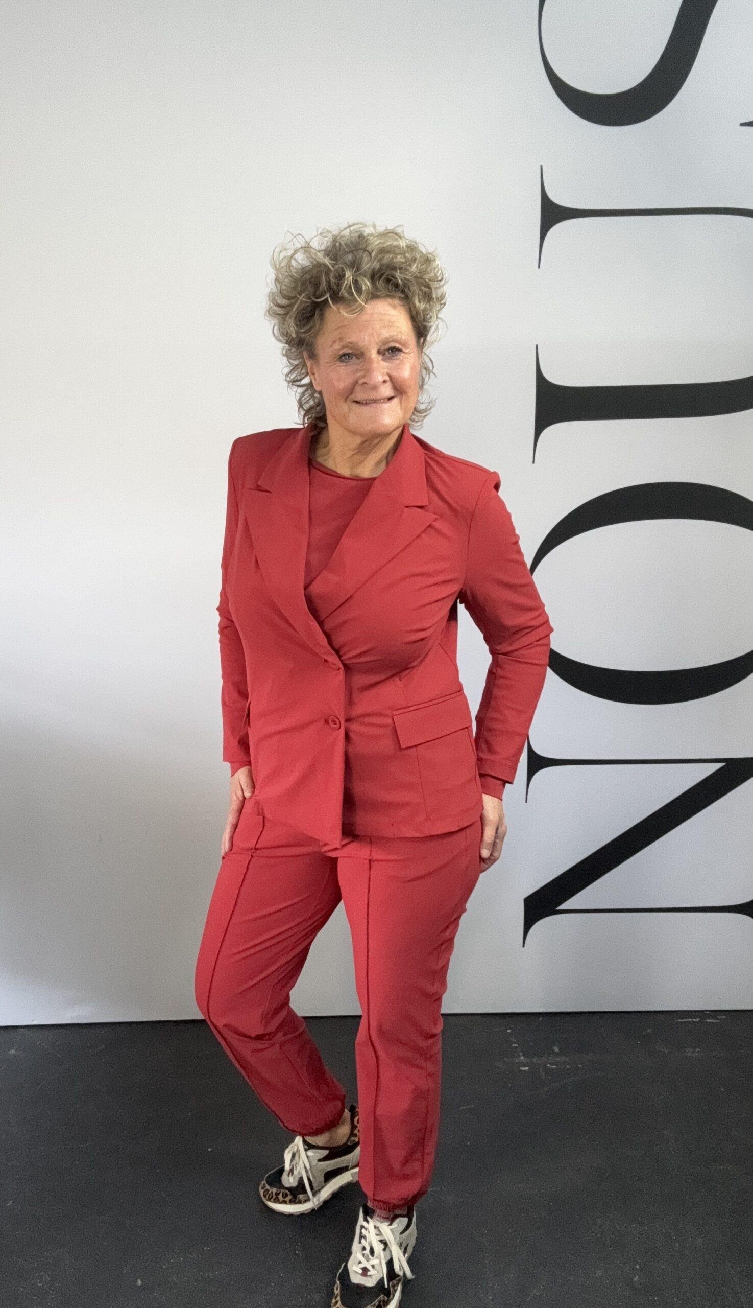 NOUS Travel blazer N225 Rhythmic Red - Afbeelding 2