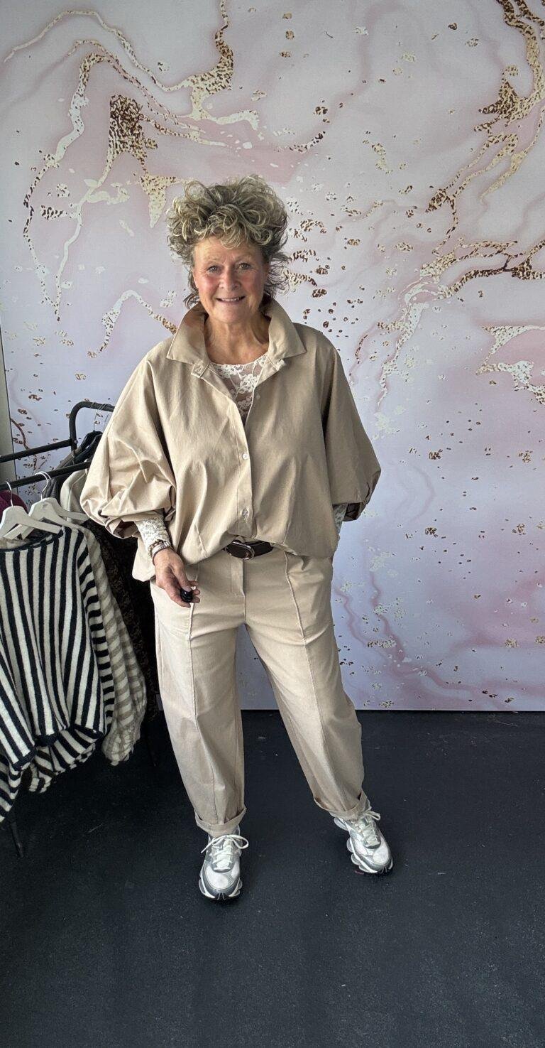 Broek Lieke taupe