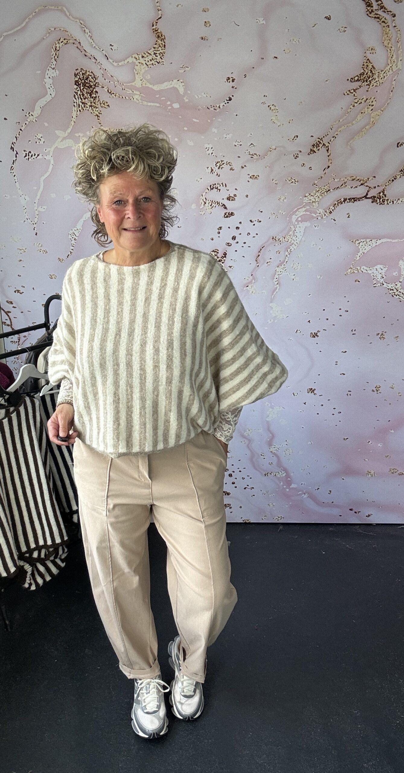 trui Erna sand/offwhite - Afbeelding 2