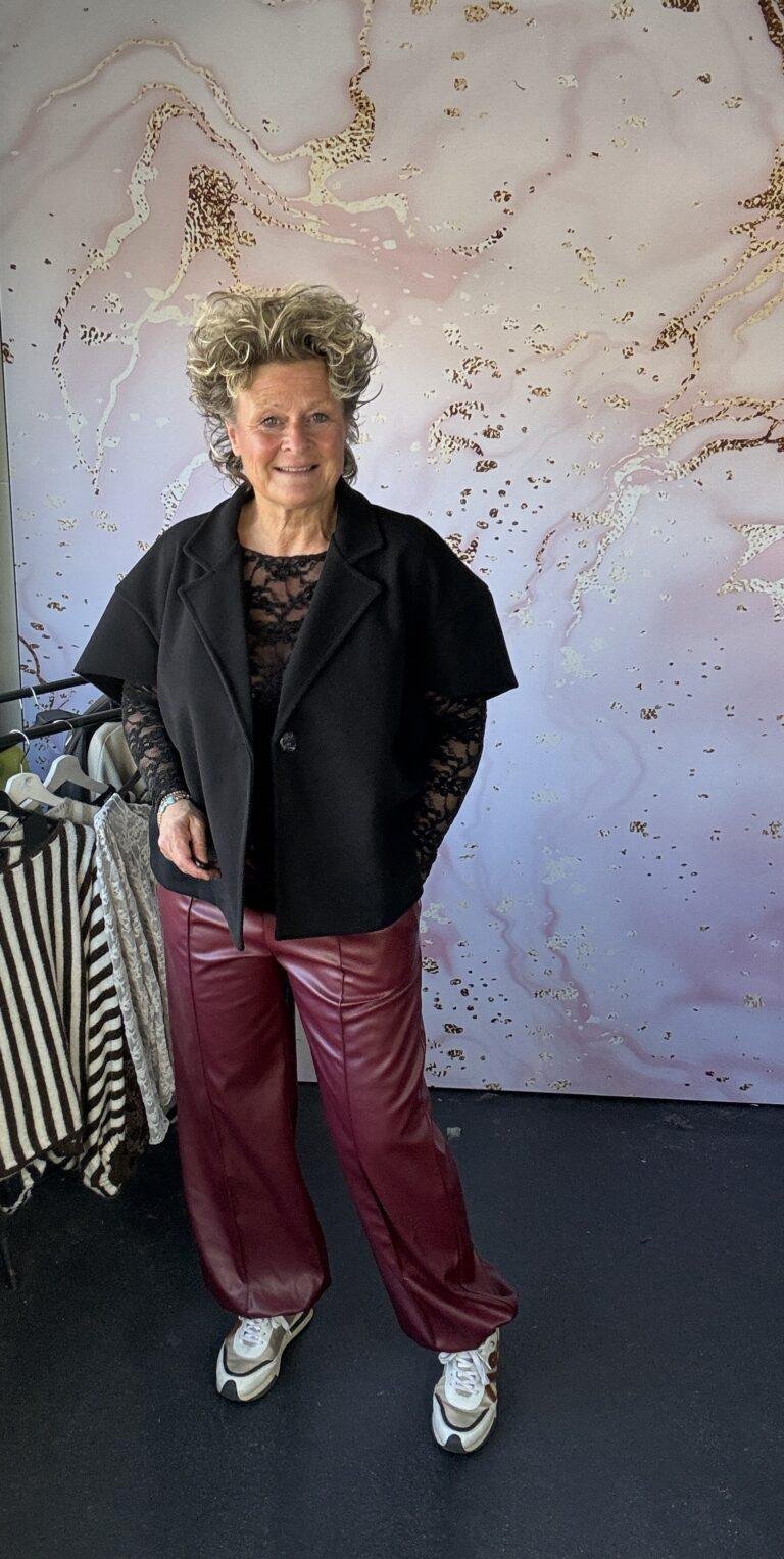 broek Freddie burgundy