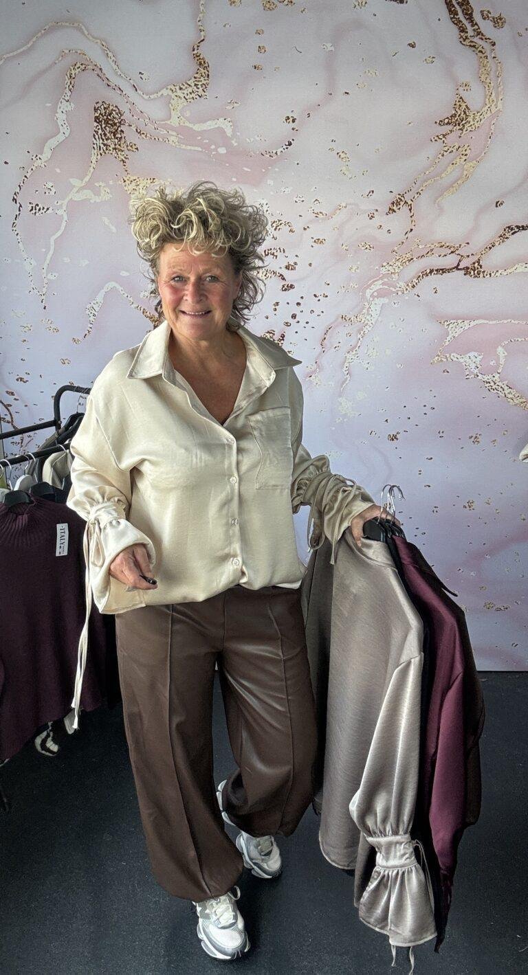 Blouse Satin champagne