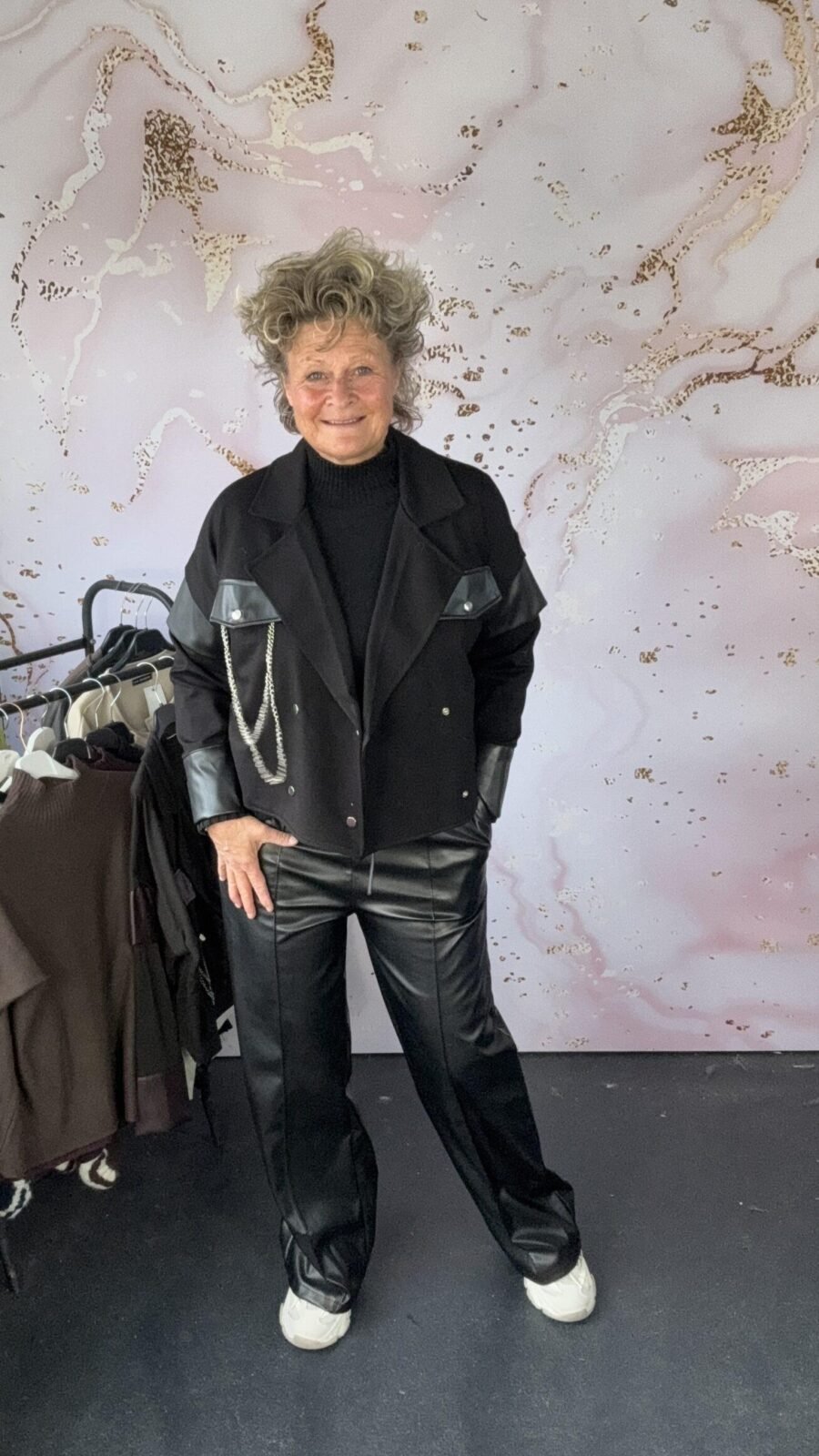 blazer Michel zwart