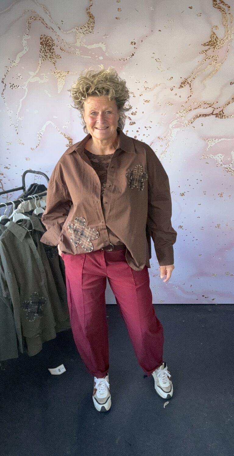 Blouse petri bruin