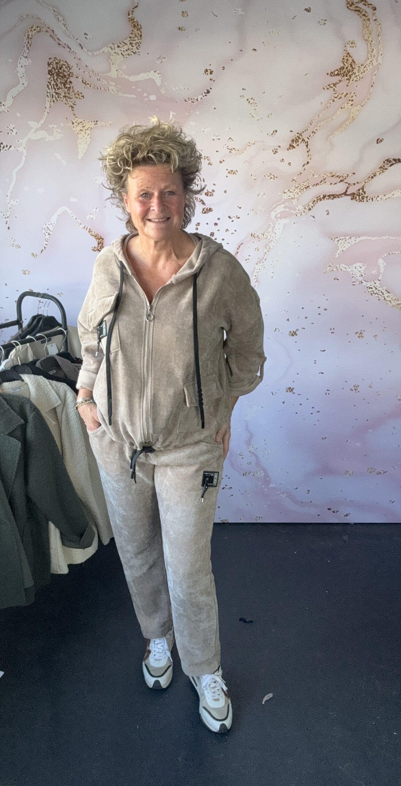 2 delige set Gorda taupe