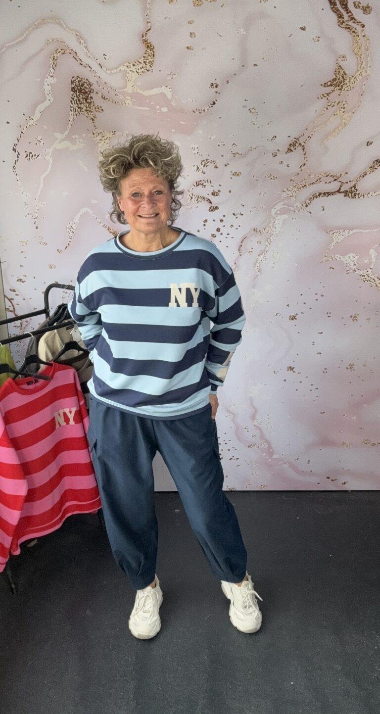 sweater NY Stripe Blue