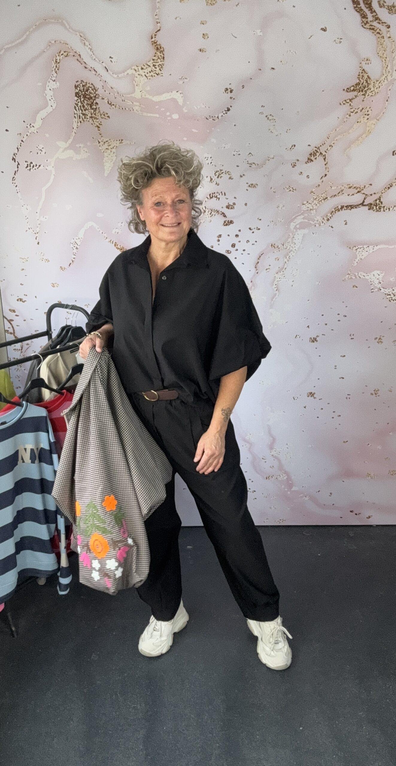 Blouse Carly zwart - Afbeelding 2